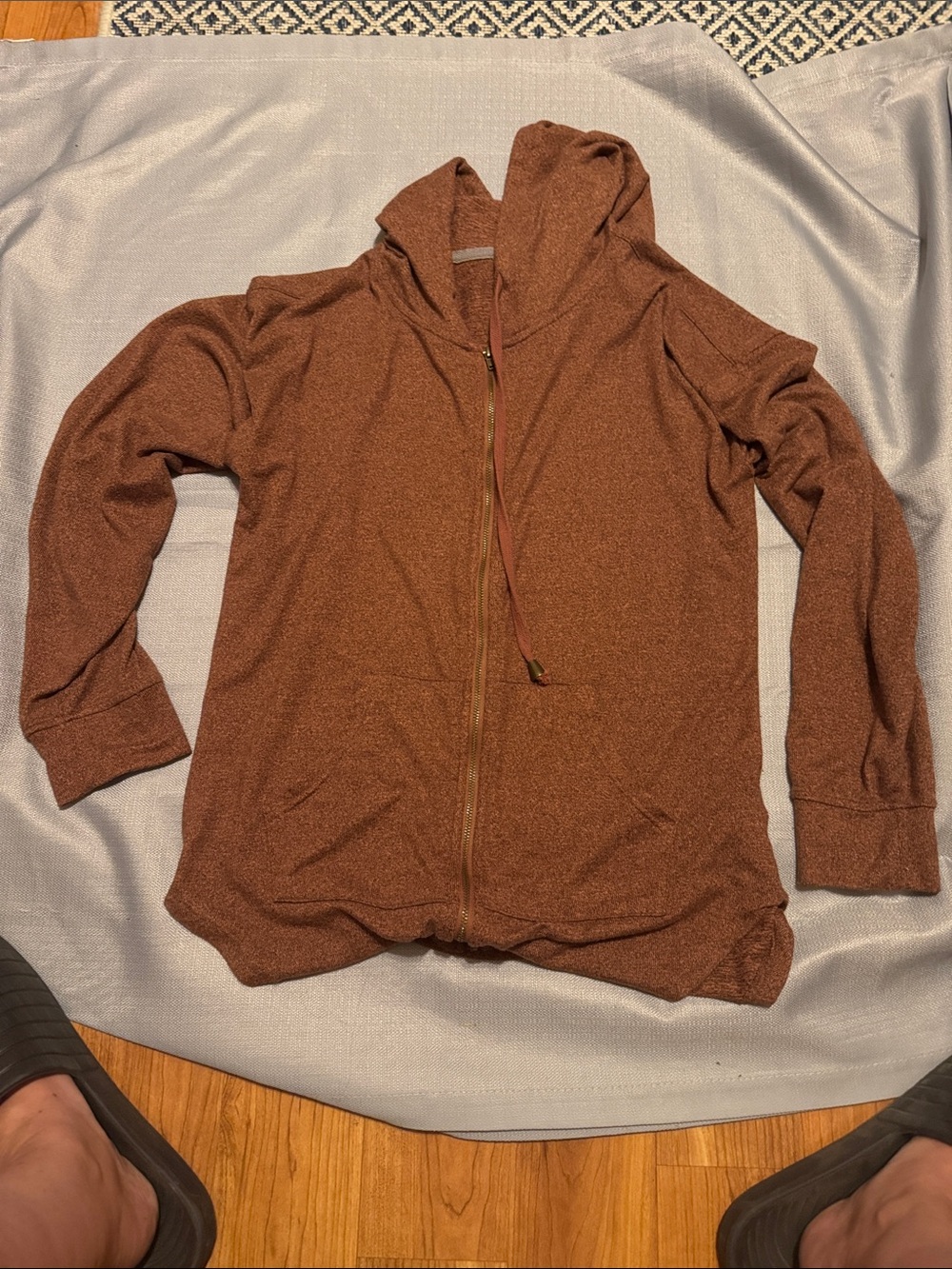 Maurices Burnt Copper Lightweight Hoodie